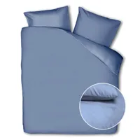 Dekbedovertrek Percale Katoen Uni Effen 240x200 Cm Blauw Dreamhouse - Dekbed-Discounter.nl Dekbedovertrek Percale Katoen Uni Effen 240x200 Cm Blauw Dreamhouse - Dekbed-Discounter.nl