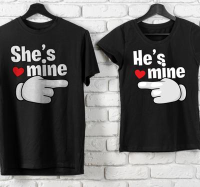 T-shirts koppels Ze is van mij