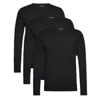 Tommy Hilfiger 3-pack T-shirts lange mouw zwart Tommy Hilfiger 3-pack T-shirts lange mouw zwart