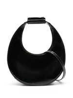 STAUD mini sac Moon en cuir verni - Noir