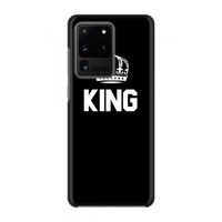 King zwart: Volledig geprint Samsung Galaxy S20 Ultra Hoesje