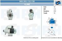 Startmotor 900505132130