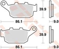 TRW Brake pad mcb 841 sh sintered metal