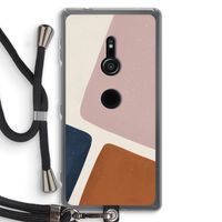 Geo #2: Sony Xperia XZ2 Transparant Hoesje met koord