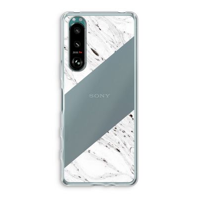 Biggest stripe: Sony Xperia 5 III Transparant Hoesje
