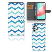 Samsung Galaxy A32 5G | Telefoon Hoesje | Zigzag Blauw