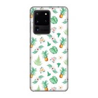 Ananas bladeren: Volledig geprint Samsung Galaxy S20 Ultra Hoesje