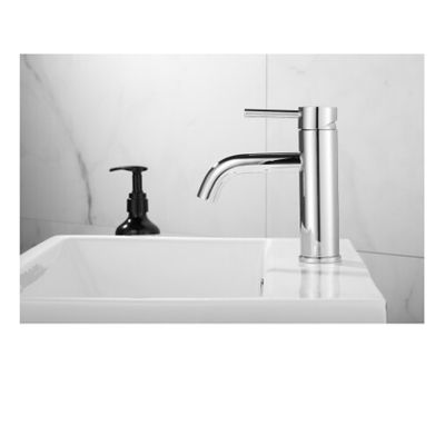 Wastafelkraan SaniClear Plus | Opbouw | Mengkraan | Standaard model | 1-hendel | Rond | chroom