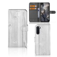 OnePlus Nord | Book Style Case | White Wood