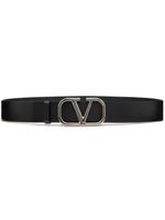 Valentino Garavani ceinture VLogo Signature en cuir - Noir