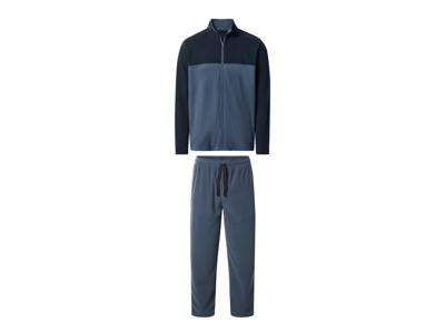 esmara Men Heren fleece huispak (Petrol, M)