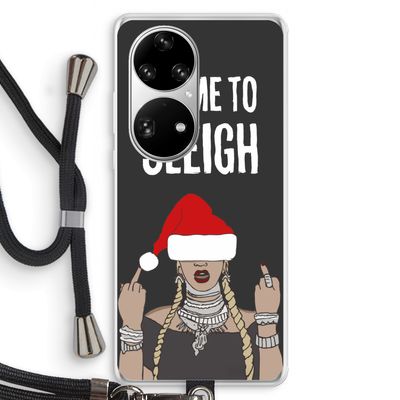 Came To Sleigh: Huawei P50 Pro Transparant Hoesje met koord
