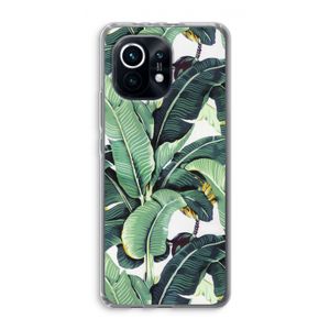 Bananenbladeren: Xiaomi Mi 11 Transparant Hoesje
