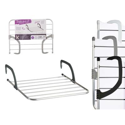 Waslijn Kipit WR1013D Wit Zilverkleurig Lichtgrijs Donker grijs Aluminium Plastic 62,5 x 50 x 16,5 cm