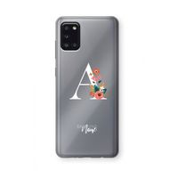 Pink Bouquet: Samsung Galaxy A31 Transparant Hoesje