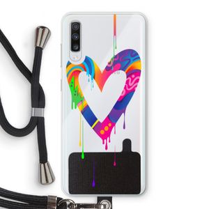 Melts My Heart: Samsung Galaxy A70 Transparant Hoesje met koord