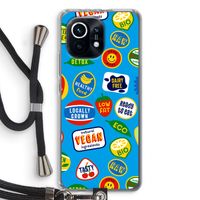 Fruitsticker: Xiaomi Mi 11 Transparant Hoesje met koord