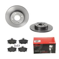 Remmenset, remschijf BREMBO, Remschijftype: Massief, Inbouwplaats: Achteras: , u.a. für Alfa Romeo, Fiat, Lancia