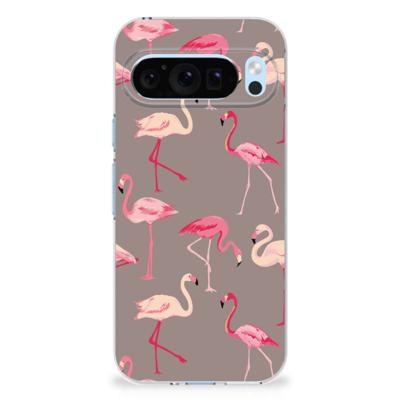 Google Pixel 9 | 9 Pro | TPU Hoesje | Flamingo Google Pixel 9 | 9 Pro | TPU Hoesje | Flamingo