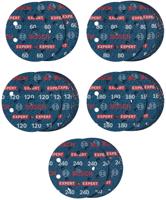 Bosch Accessoires EXPERT 55-delige set Schuurschijf O780 met film onderlaag, 125 mm, 5xG60; 15xG80; 15xG120; 15xG180; 5xG240 - 2608902429