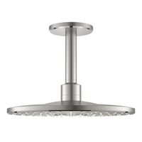 GROHE Rainshower SmartActive hoofddouche - 31x31cm - plafondmontage - met 2 straalsoorten - supersteel 26477DC0