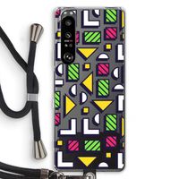 8-bit N°4: Sony Xperia 1 III Transparant Hoesje met koord