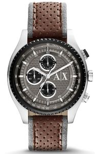 Horlogeband Armani AX1601 Leder Bruin