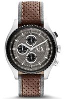 Horlogeband Armani AX1601 Leder Bruin - thumbnail