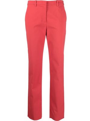 Emporio Armani pantalon droit à taille haute - Rose