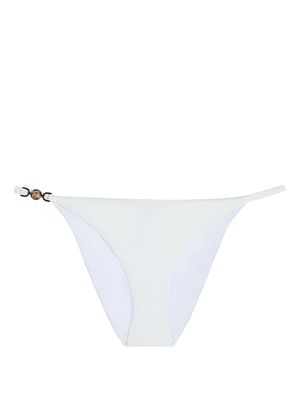 Versace bas de bikini à plaque Medusa - Blanc