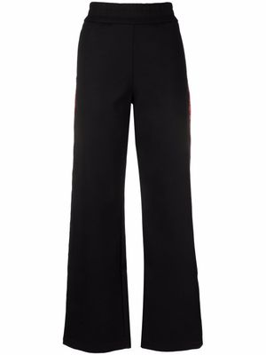 Off-White pantalon de jogging à bandes monogrammées - Noir