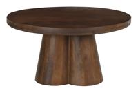 Artistiq Ronde Salontafel 'Effrey' Mangohout, 80cm
