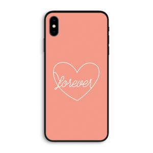 Forever heart: iPhone XS Max Biologisch afbreekbaar hoesje