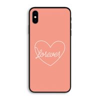 Forever heart: iPhone XS Max Biologisch afbreekbaar hoesje