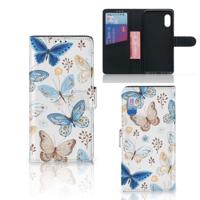 Telefoonhoesje | Met pasjeshouder | voor Samsung Xcover Pro Vlinder Telefoonhoesje | Met pasjeshouder | voor Samsung Xcover Pro Vlinder