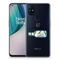 OnePlus Nord N10 5G Telefoonhoesje met Naam Boho Bottle