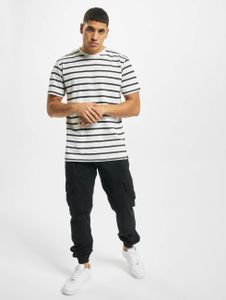Denim Project / t-shirt Marcos Strip in wit Denim Project / t-shirt Marcos Strip in wit
