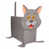 Grijze poes / kat Sinterklaas surprise zelf maken knutselpakket