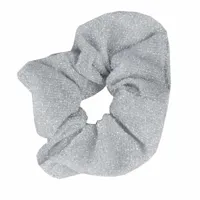 Mondoni Glitter Scrunchie zilver maat:-leeg-