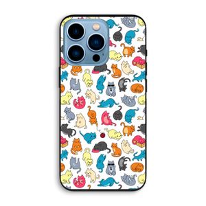 Kleurrijke katten: iPhone 13 Pro Biologisch afbreekbaar hoesje