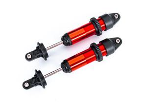 Traxxas - Shocks, GTX, medium (aluminum, red-anodized) (fully assembled w/o springs) (2) (TRX-7861R)