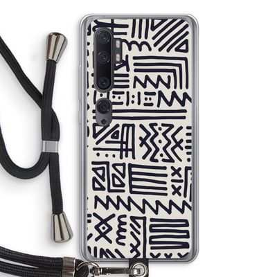 Marrakech print: Xiaomi Mi Note 10 Pro Transparant Hoesje met koord