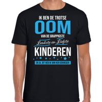 Ik ben de Trotse oom - van kinderen - cadeau t-shirt - zwart - voor heren