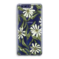 Wit bloemenpatroon: Honor 9 Transparant Hoesje