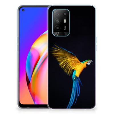 OPPO A94 5G | Reno5 Z | TPU Hoesje | Papegaai