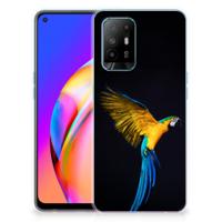 OPPO A94 5G | Reno5 Z | TPU Hoesje | Papegaai