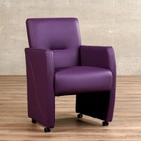Leren eetkamerfauteuil pleasure 60 paars, paars leer, paarse keukenstoelen Leren eetkamerfauteuil pleasure 60 paars, paars leer, paarse keukenstoelen
