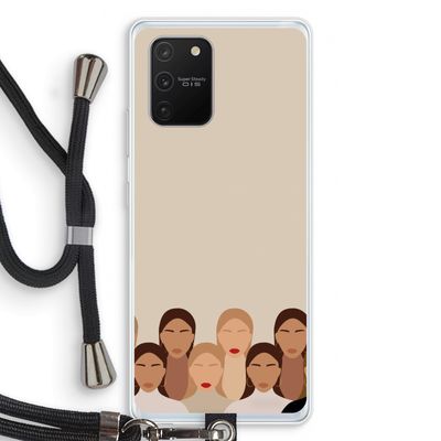 Girls girls girls: Samsung Galaxy S10 Lite Transparant Hoesje met koord