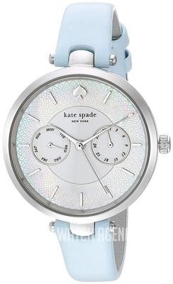 Horlogeband Kate Spade New York KSW1401 Leder Blauw