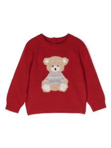 Il Gufo pull Teddy Bear à col rond - Rouge